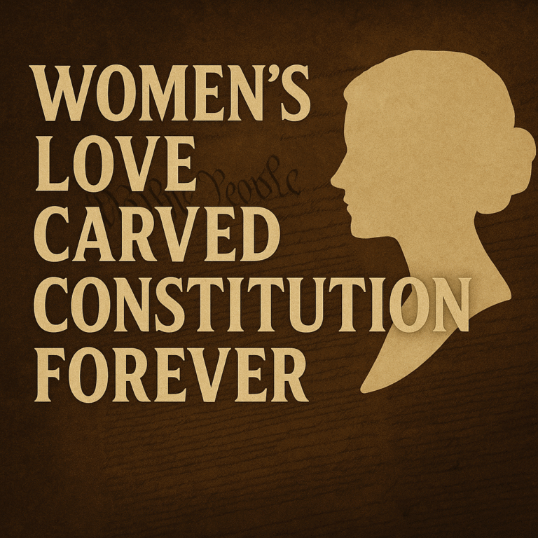 Women’s Love Carved Constitution Forever